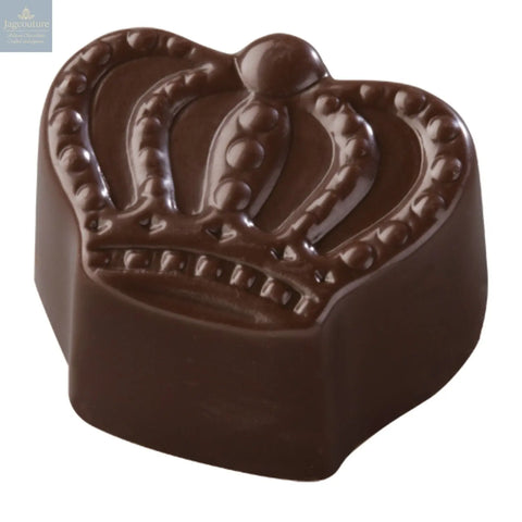 Orange Crown - dark orange ganache 15.4g - Jag Couture Chocolates
