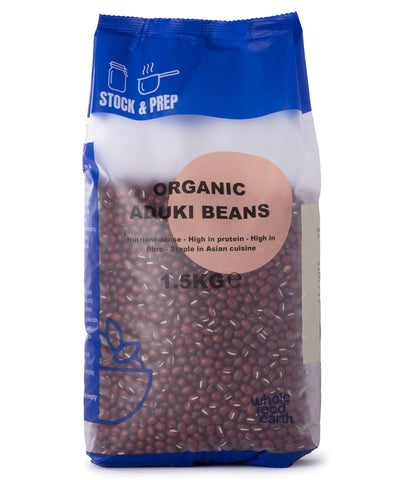 Organic Aduki Beans - Stock & Prep - 1.5kg