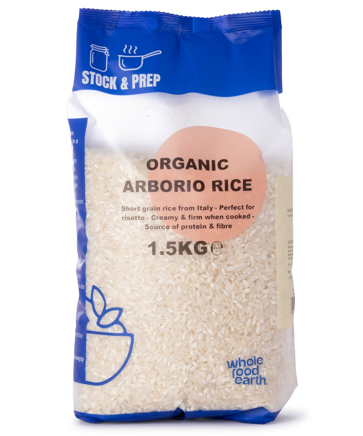 Organic Arborio Rice - Stock & Prep - 1.5kg