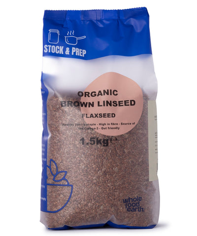 Organic Brown Linseed/Flaxseed - Stock & Prep - 1.5kg