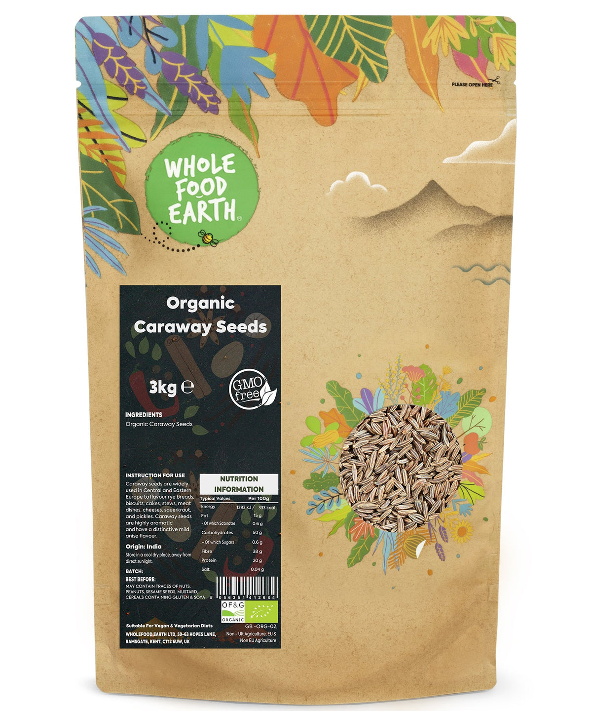 Organic Caraway Seeds