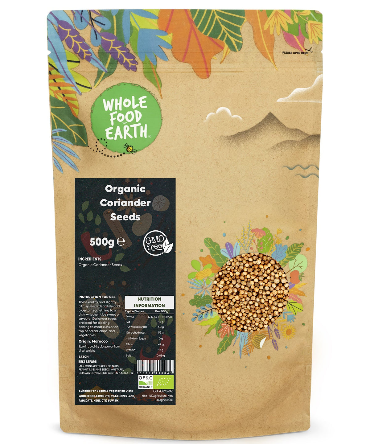 Organic Coriander Seeds