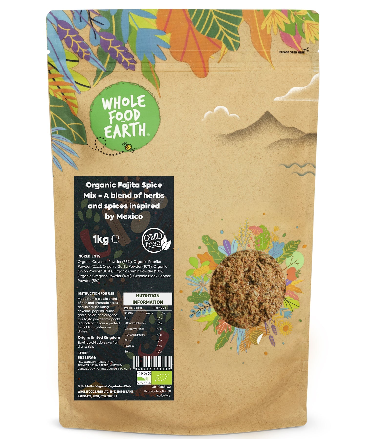 Organic Fajita Mix