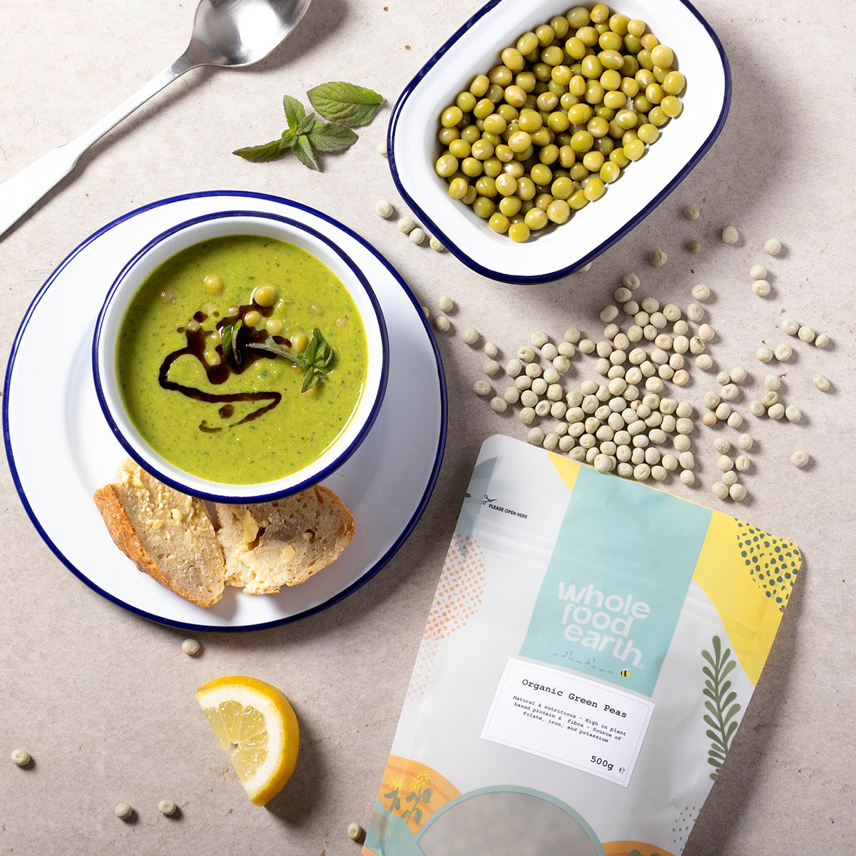 Organic Green Peas