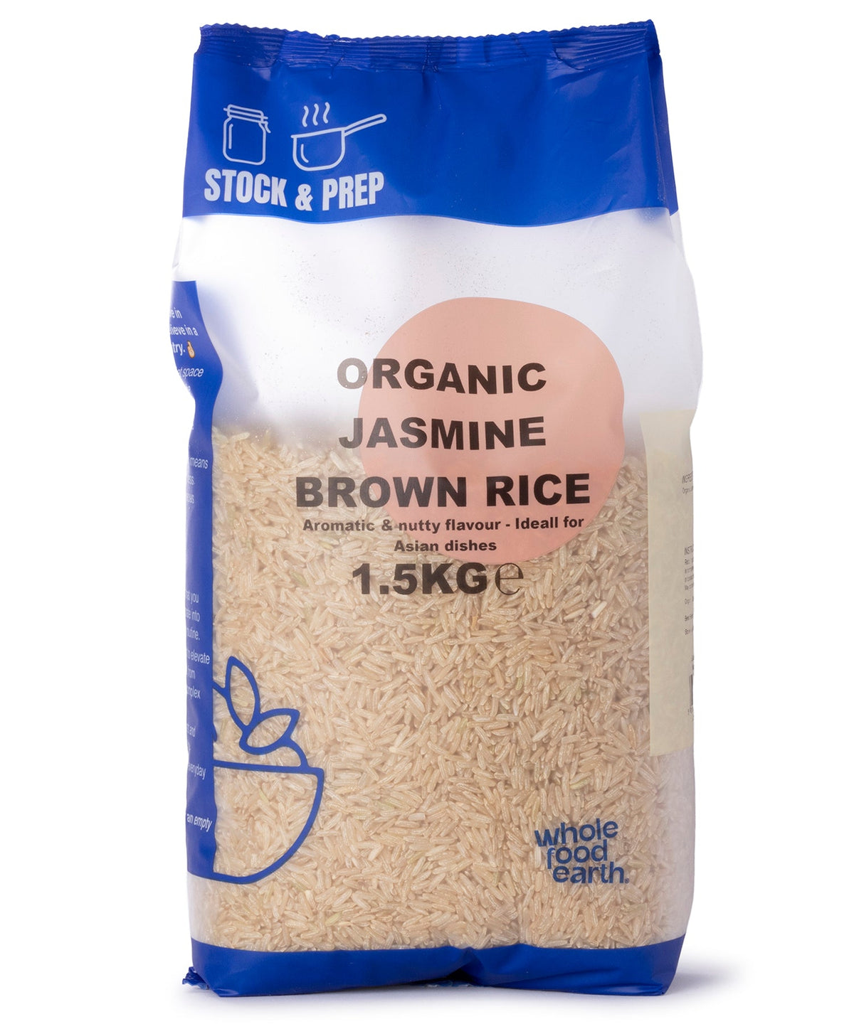 Organic Jasmine Brown Rice - Stock & Prep - 1.5kg