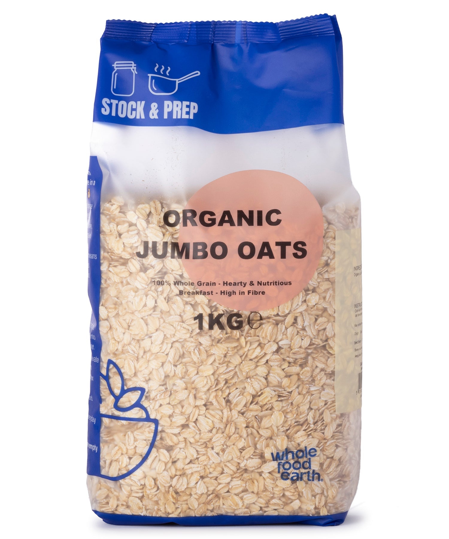 Organic Jumbo Oats - Stock & Prep - 1kg
