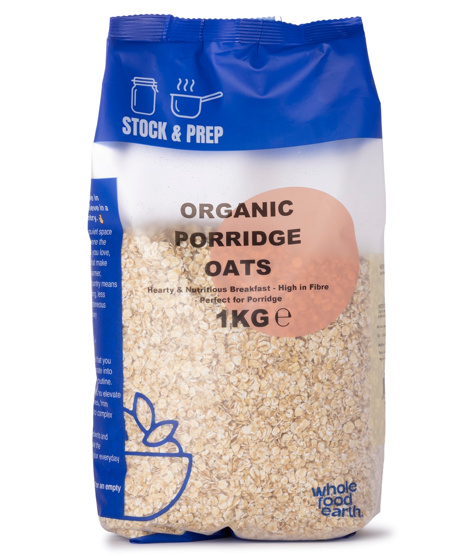 Organic Porridge Oats - Stock & Prep - 1kg
