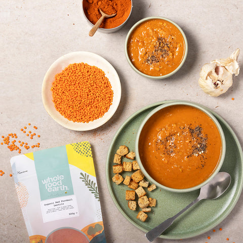 Organic Red Football Lentils