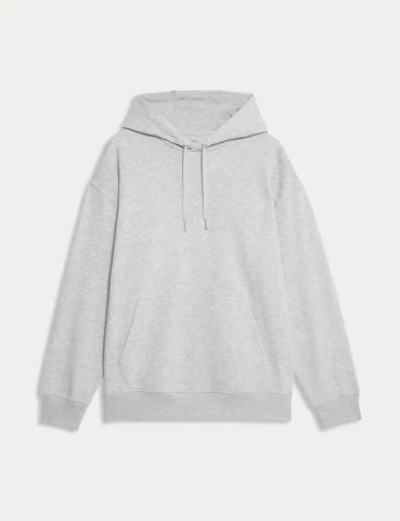 Oversized Cotton Rich Hoodie