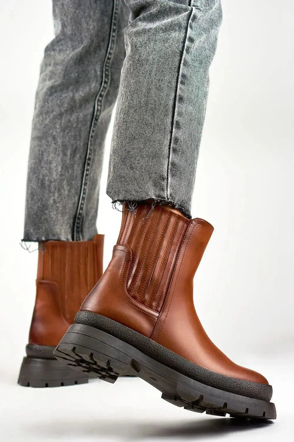 PRIMO autumn and winter womens leather boots