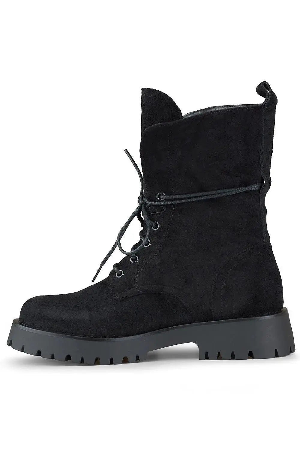 PRIMO women charming black suede baggers boots