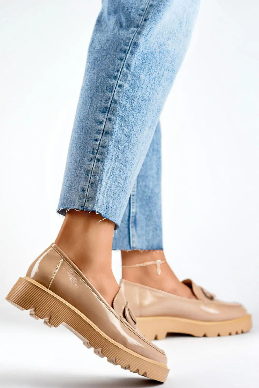PRIMO chic, comfort and modern elegance beige shade Semi-boots