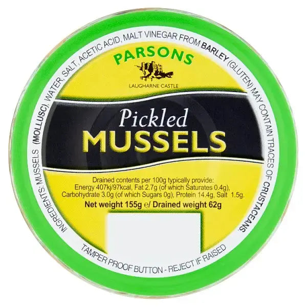Parsons Pickled Mussels 155g (Case of 6)