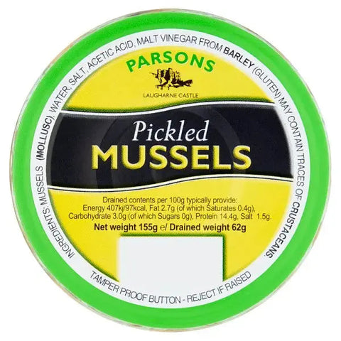 Parsons Pickled Mussels 155g (Case of 6)
