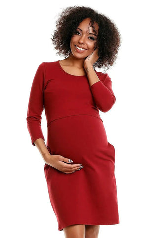 PeeKaBoo boat neckline knitted dress