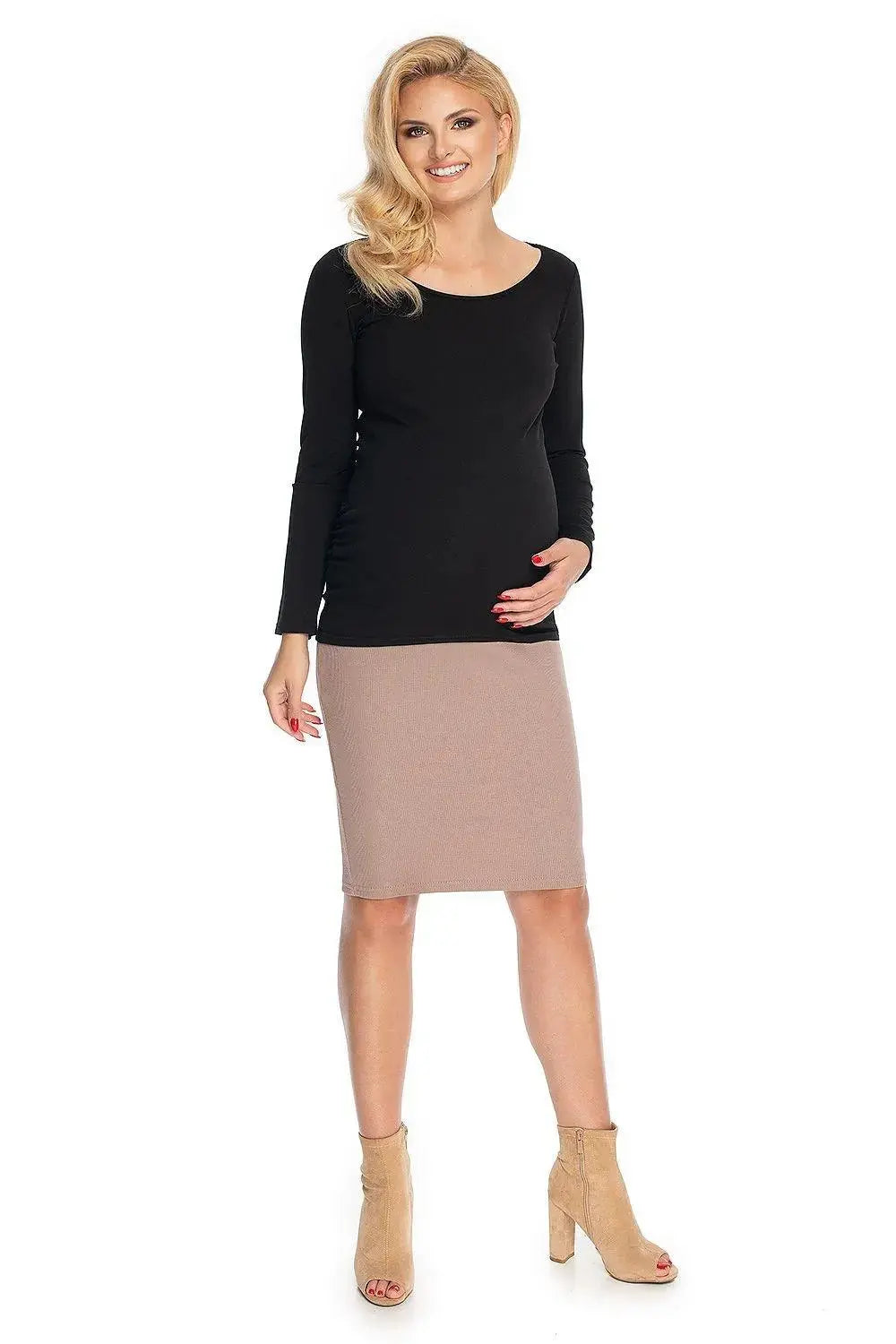 PeeKaBoo classic cut maternity blouse