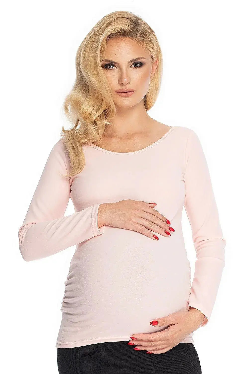 PeeKaBoo classic cut maternity blouse