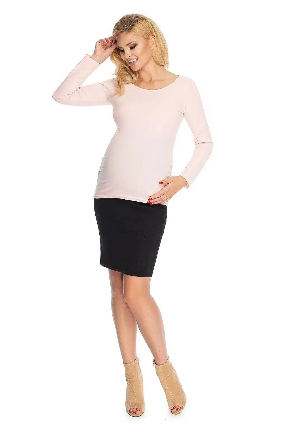 PeeKaBoo classic cut maternity blouse