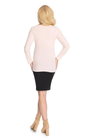 PeeKaBoo classic cut maternity blouse