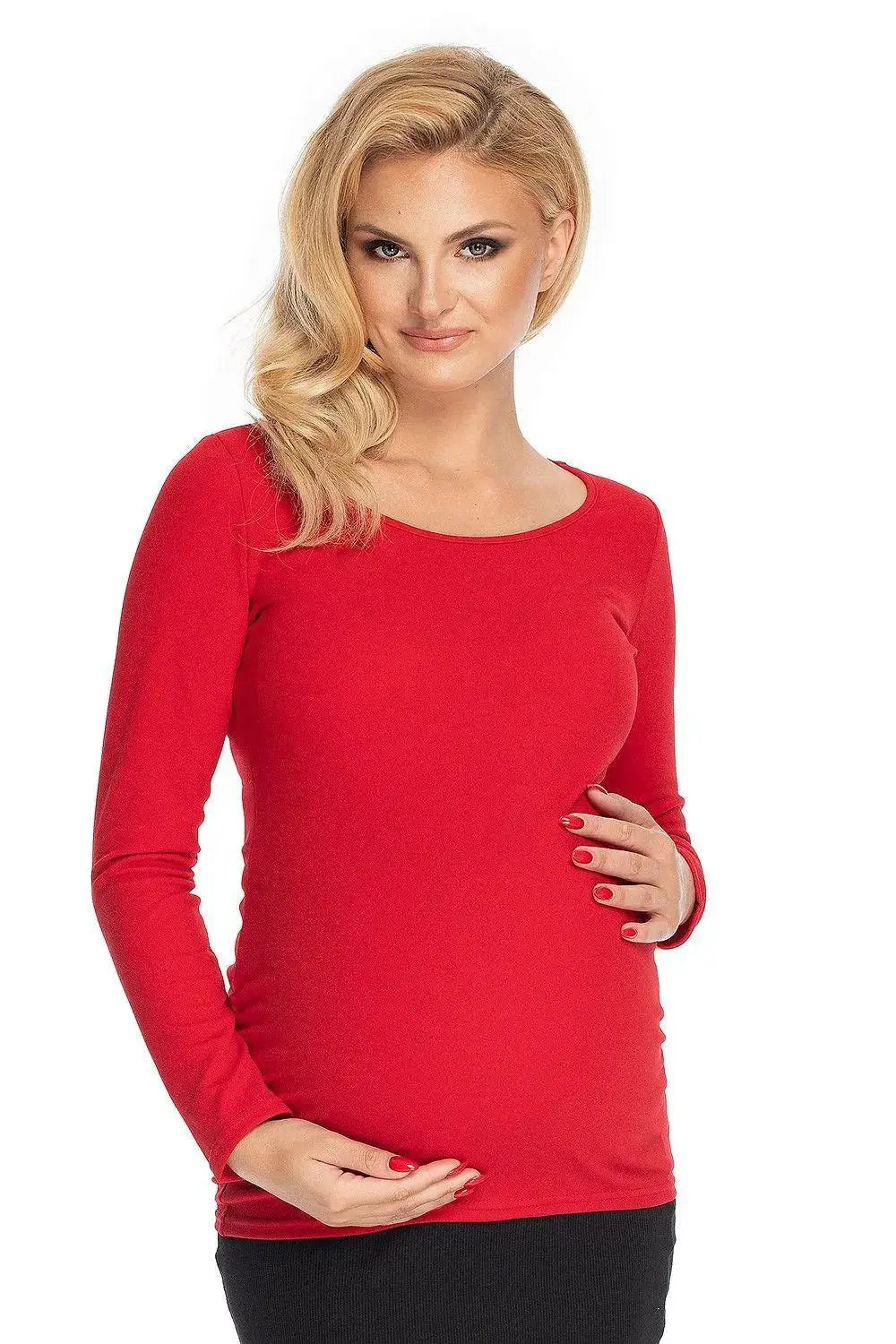 PeeKaBoo classic cut maternity blouse