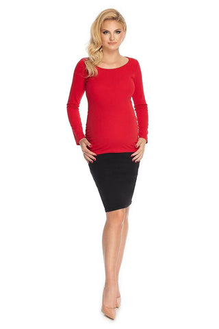 PeeKaBoo classic cut maternity blouse