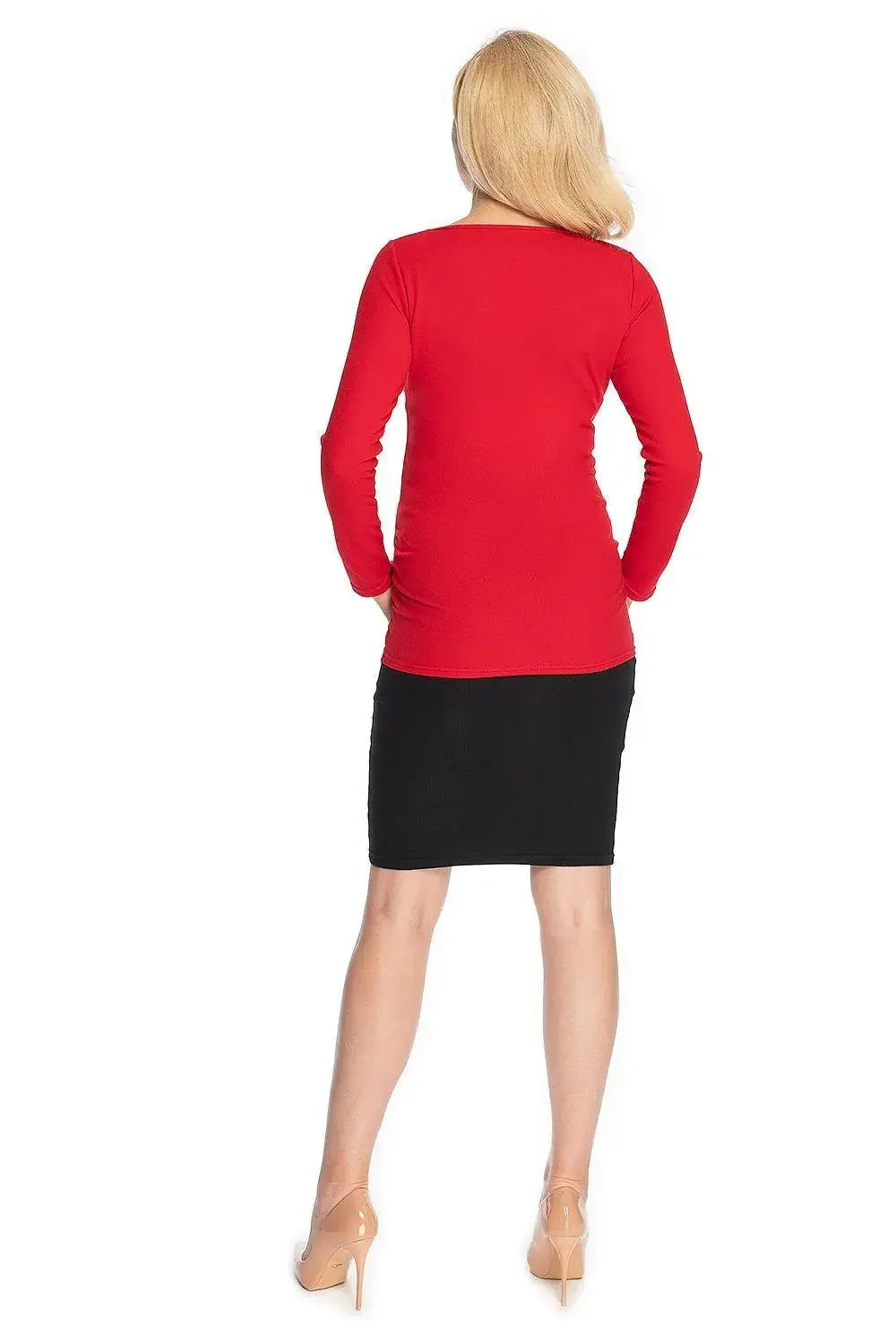 PeeKaBoo classic cut maternity blouse
