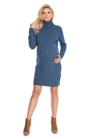 PeeKaBoo long sweater dress