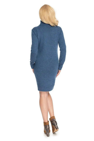 PeeKaBoo long sweater dress
