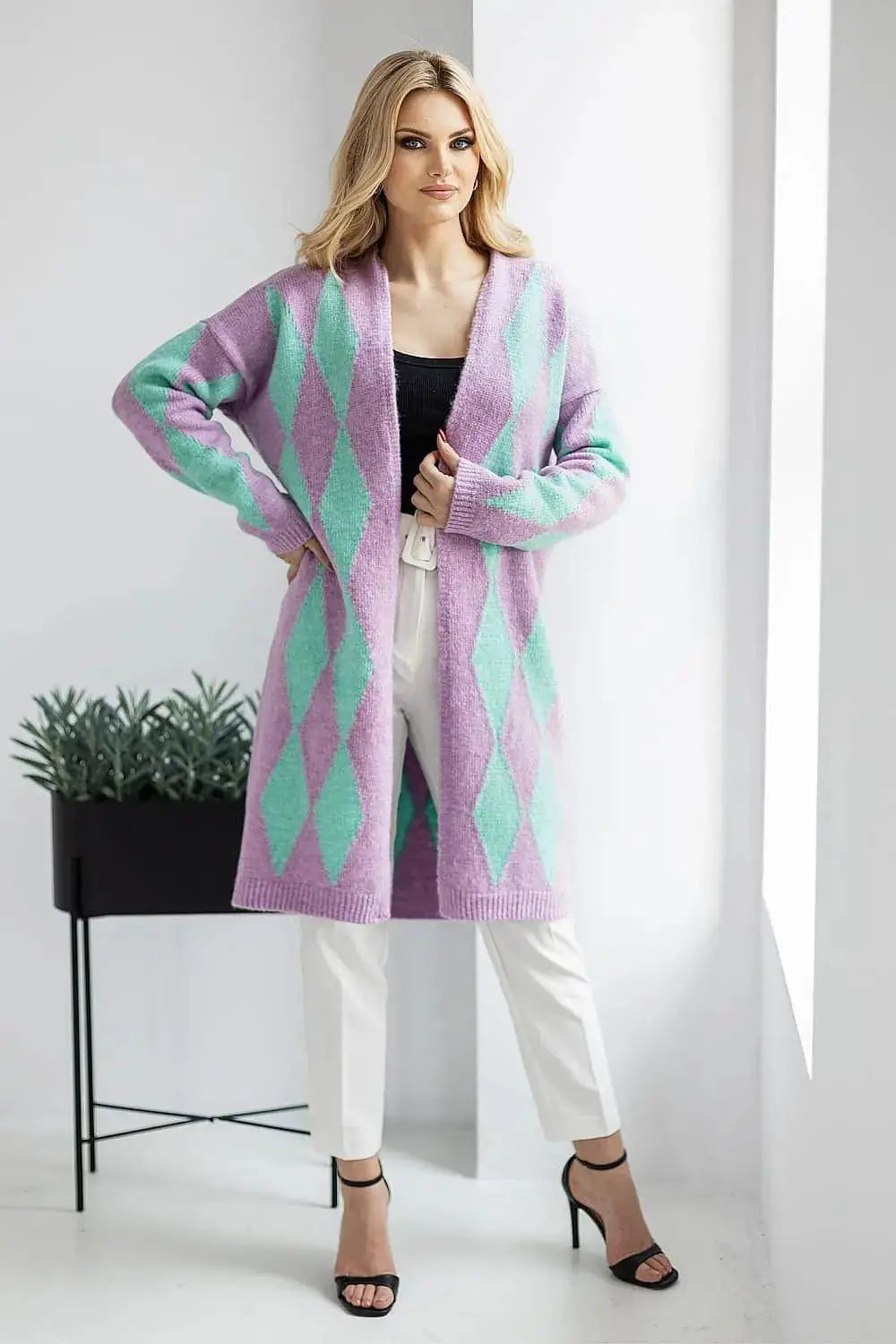 PeeKaBoo loose fit long sleeves sweater