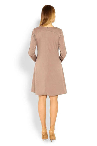 PeeKaBoo loose-fitting long sleeves pregnancy dress