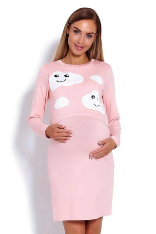 PeeKaBoo raised top maternity nightgown