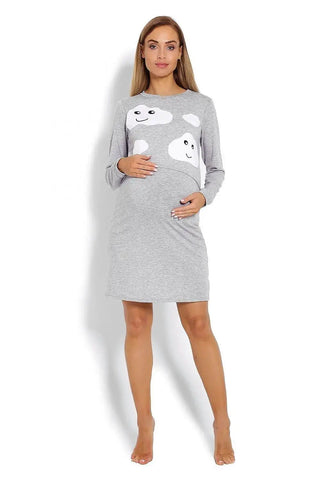 PeeKaBoo raised top maternity nightgown