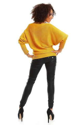 PeeKaBoo short oversize pregnancy sweater