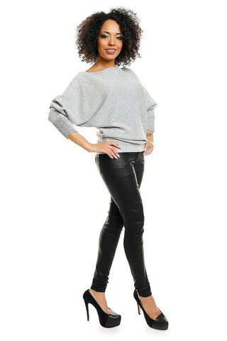 PeeKaBoo short oversize pregnancy sweater
