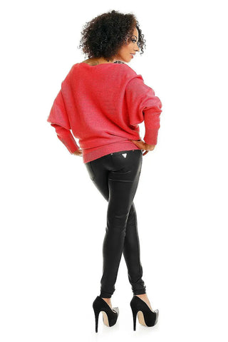 PeeKaBoo short oversize pregnancy sweater