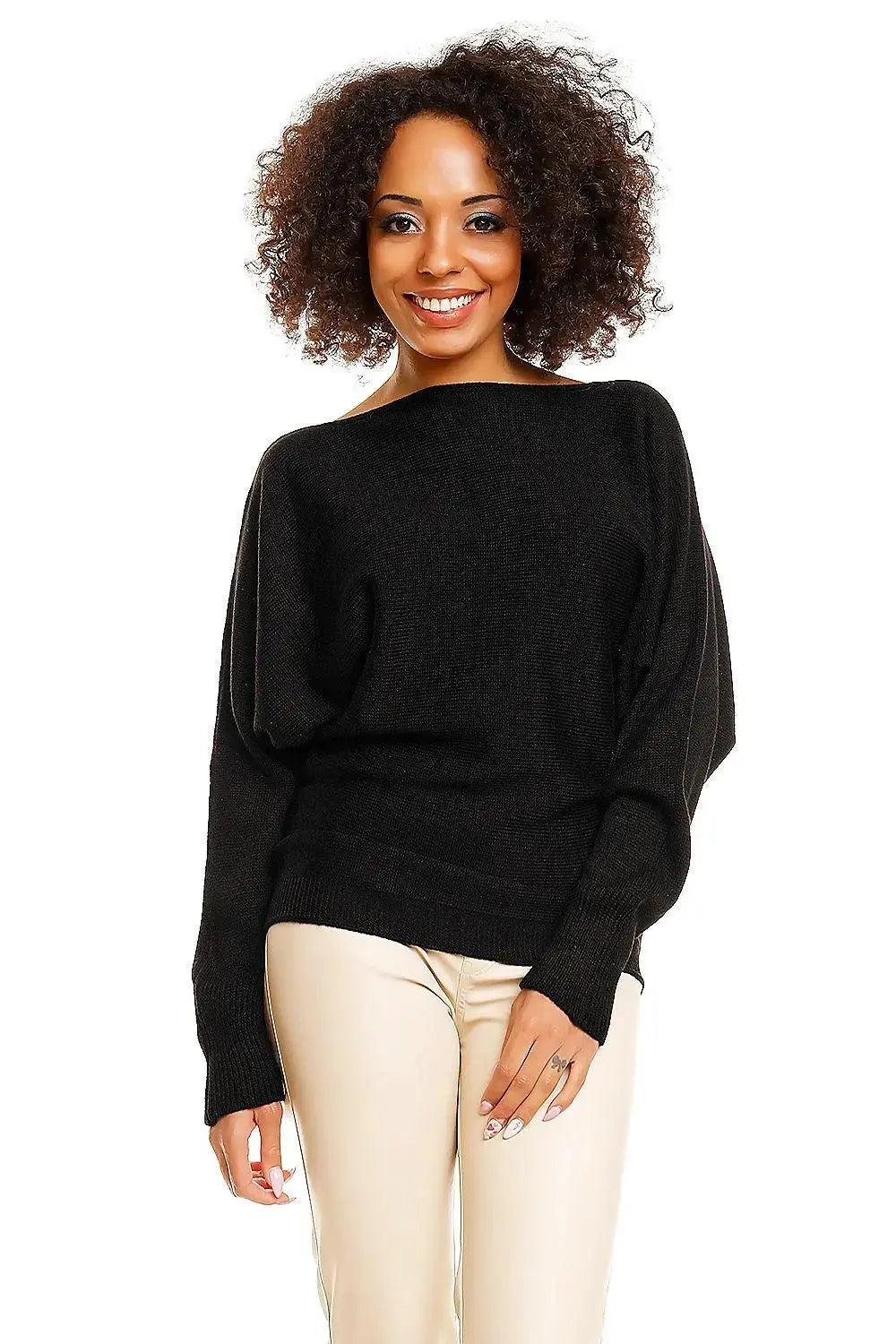PeeKaBoo short oversize pregnancy sweater