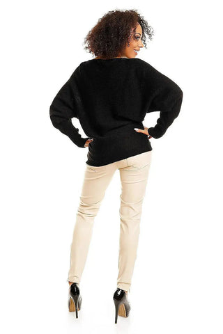 PeeKaBoo short oversize pregnancy sweater