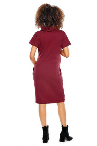 PeeKaBoo short sleeves pregnancy dress