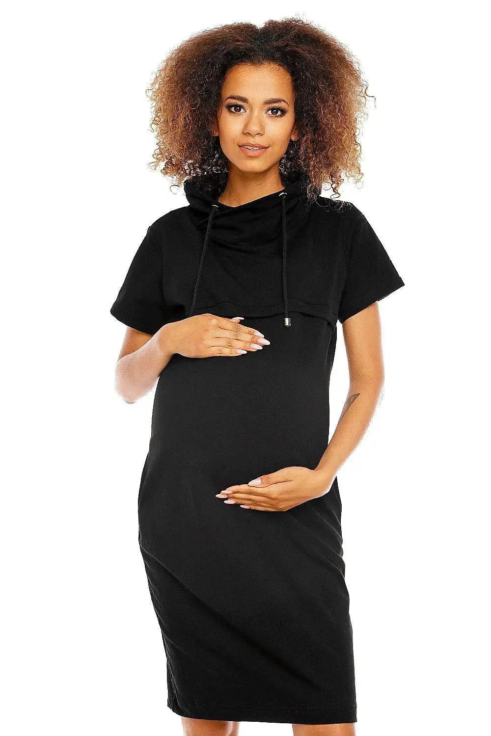 PeeKaBoo short sleeves pregnancy dress