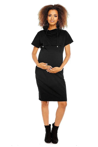 PeeKaBoo short sleeves pregnancy dress