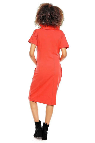 PeeKaBoo short sleeves pregnancy dress