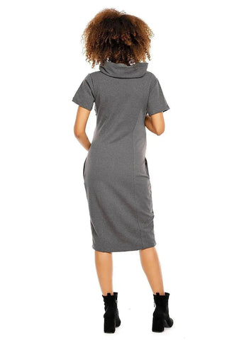 PeeKaBoo short sleeves pregnancy dress
