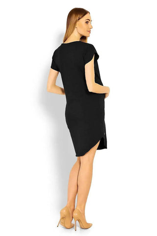 PeeKaBoo short sleeves pregnancy dress