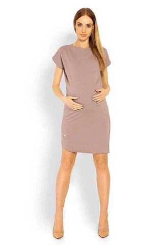 PeeKaBoo short sleeves pregnancy dress