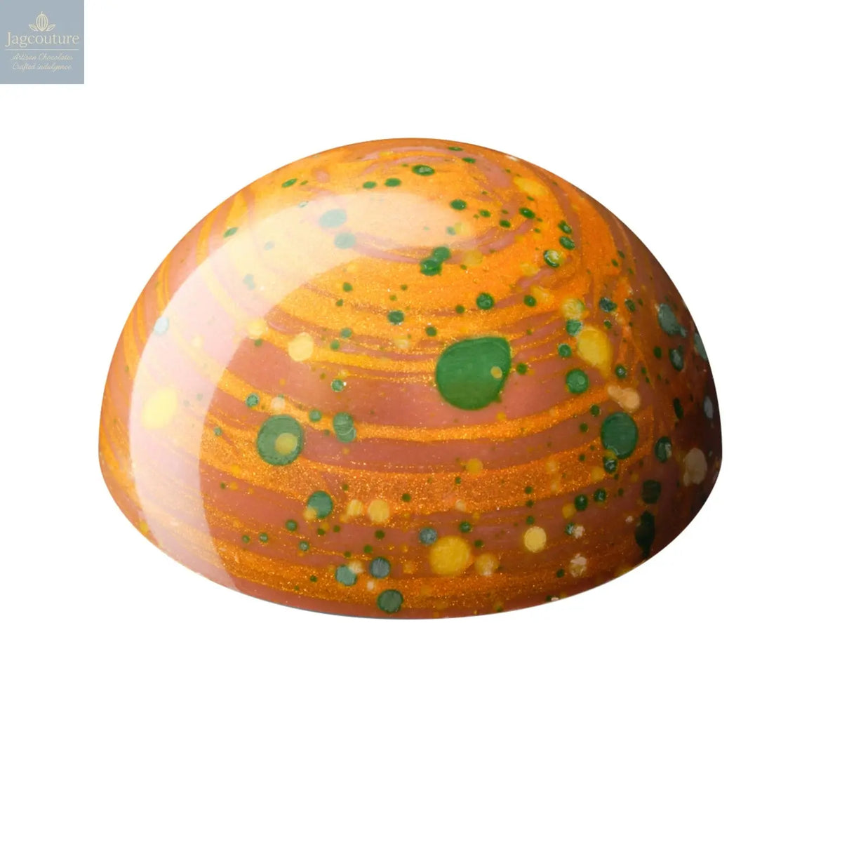 Picasso cinnamon nibs - herby cinnamon flavour with cocoa nib crunch in milk chocolate - Jag Couture Chocolates