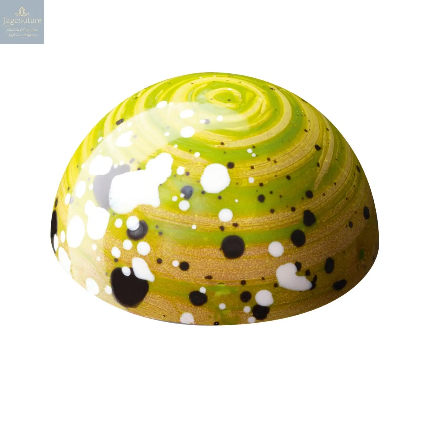 Picasso coconut milk - smooth combination of milk chocolate and cream coconut filling - Jag Couture Chocolates