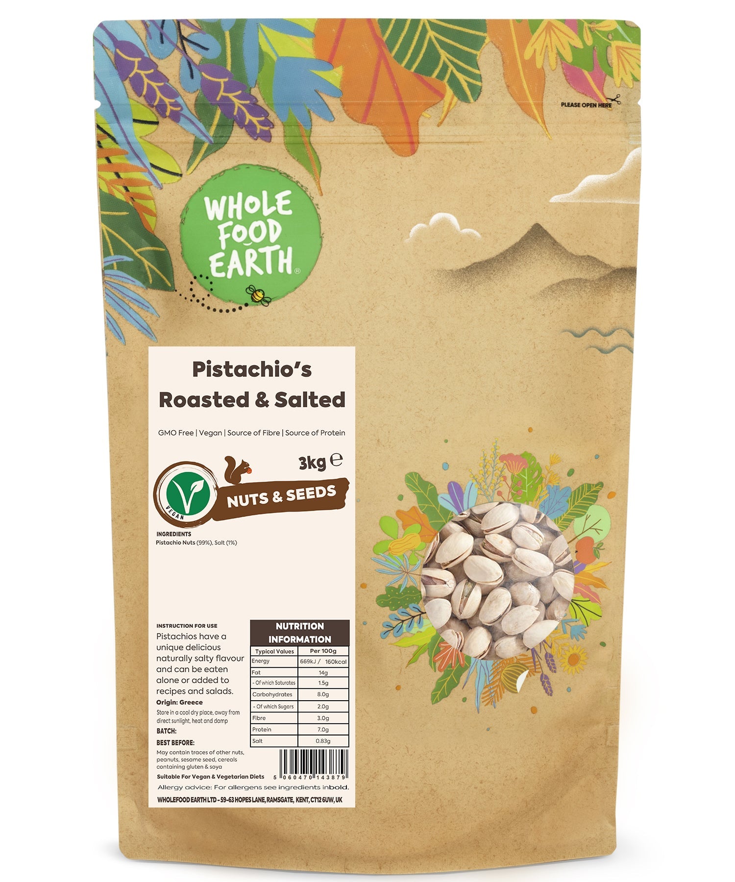 Pistachios Roasted & Salted