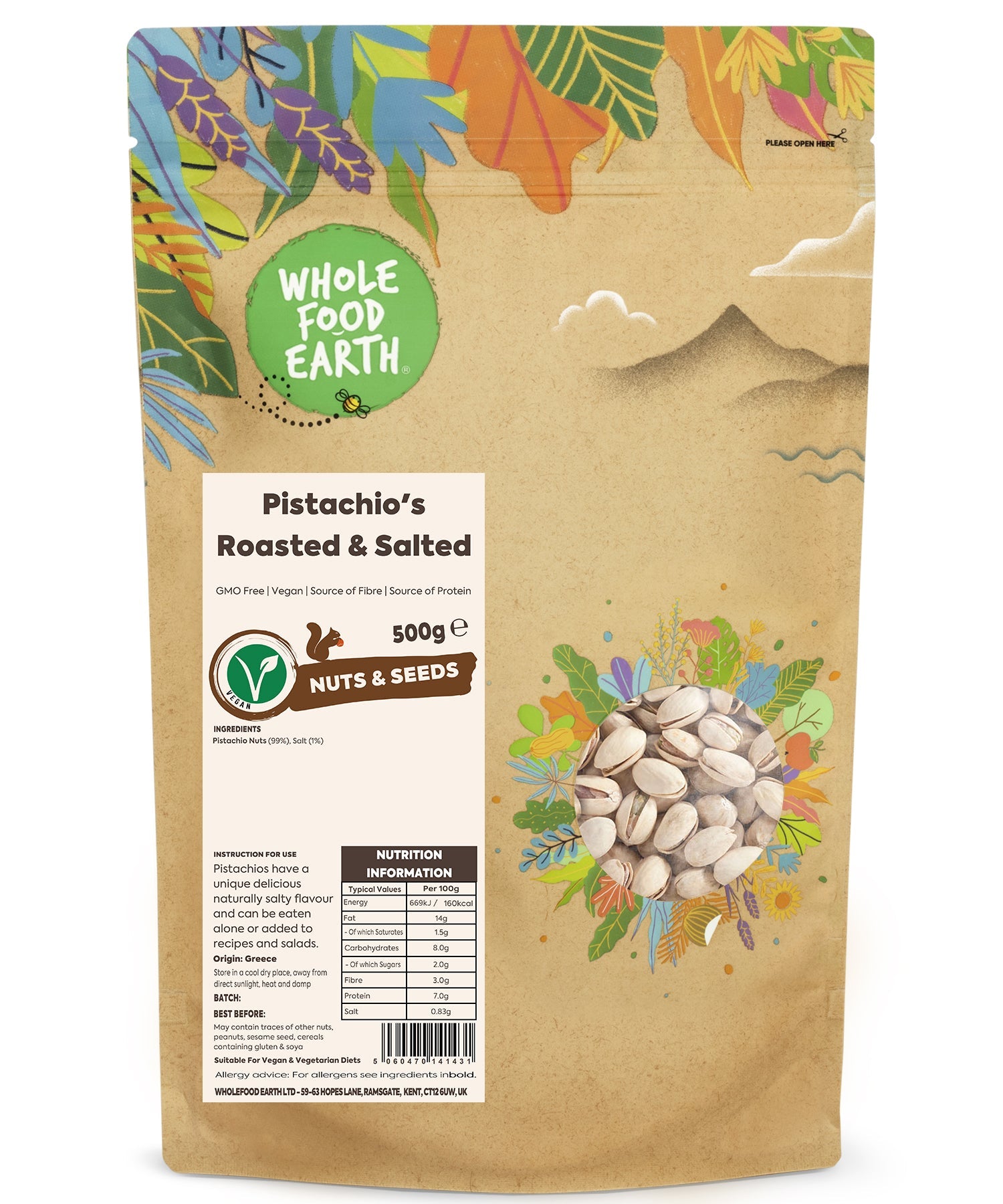 Pistachios Roasted & Salted