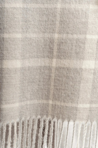 Alpaca Plaid Scarf