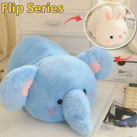 Plush Toys Elephant Penguin Panda Lesser Panda White Rabbit Girl's Birthday Gift